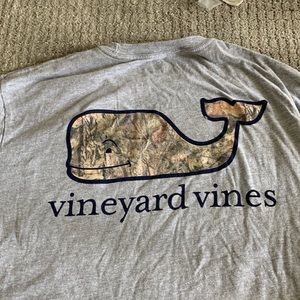 Vineyard vines mossy oak camo whale T-shirt